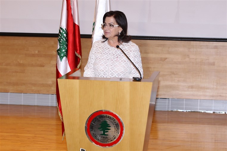 The Lebanese First Lady and the Minister of Public Health launch the 2013 National Breast Cancer Awareness Campaign 